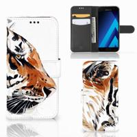 Hoesje Samsung Galaxy A5 2017 Watercolor Tiger Hoesje Samsung Galaxy A5 2017 Watercolor Tiger