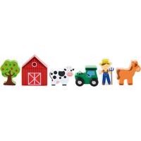 VIGA spoorwegaccessoires, boerderij, 6 onderdelen/ 1 set