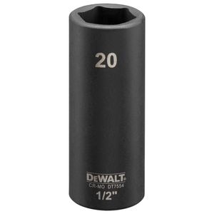 DeWalt Accessoires Impact dop 20mm 1/2" (Lang - 78mm) - DT7554-QZ