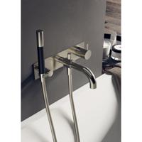 Hotbath Cobber afbouwdeel inbouw douche en badmengkraan automatische omstelinrichting met doucheslang en handdouche verouderd ijzer CB026EXTAI