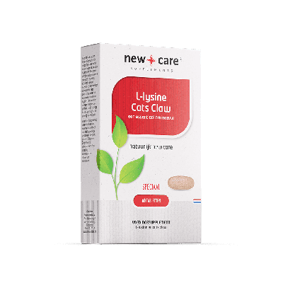 New Care Speciaal L-Lysine Cats Claw Tabletten 60Tabletten New Care Speciaal L-Lysine Cats Claw Tabletten 60Tabletten