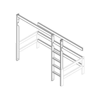 Lifetime lange delen en rechte trap voor hoogslaper