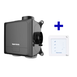 Vent-Axia Multihome woonhuisventilator - Basic BPD - 300 m3/h - Perilex + SSU-B RF bediening