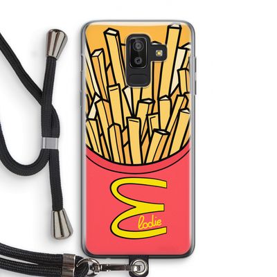 McElodie: Samsung Galaxy J8 (2018) Transparant Hoesje met koord