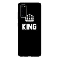 King zwart: Samsung Galaxy S20 Tough Case