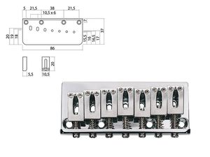 Boston B-1520-7C brug-staartstuk