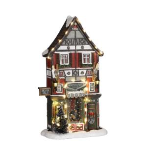 Wintersport shop battery operated - l17,5xb8xh28cm - Luville