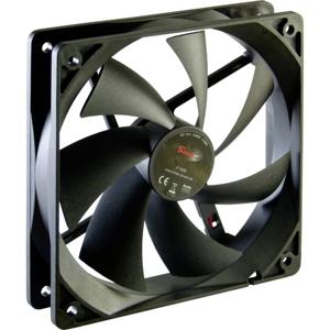 Inter-Tech Sinan F120-S PC-ventilator Zwart (b x h x d) 120 x 120 x 25 mm