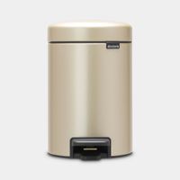 Brabantia NewIcon Treteimer 3 Liter 3 l Rond Champagne - thumbnail