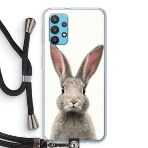 Daisy: Samsung Galaxy A32 4G Transparant Hoesje met koord