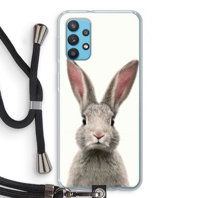 Daisy: Samsung Galaxy A32 4G Transparant Hoesje met koord