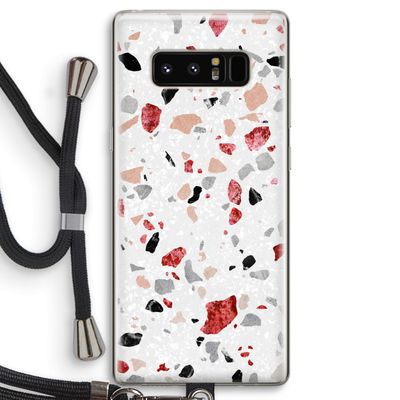 Terrazzo N°12: Samsung Galaxy Note 8 Transparant Hoesje met koord