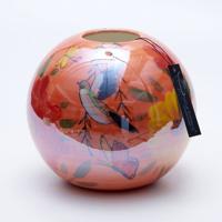 Magic Ball Vaas Vogels 20x20x19cm oranje