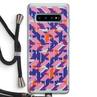 Skew Blush 3: Samsung Galaxy S10 Plus Transparant Hoesje met koord Skew Blush 3: Samsung Galaxy S10 Plus Transparant Hoesje met koord
