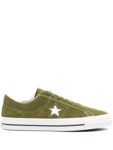 Converse baskets One Star Pro en daim - Vert