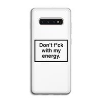 My energy: Samsung Galaxy S10 4G Transparant Hoesje