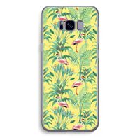 Flamingo party: Samsung Galaxy S8 Plus Transparant Hoesje