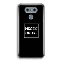 Negenduust black: LG G6 Transparant Hoesje