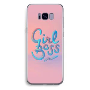 Girl boss: Samsung Galaxy S8 Plus Transparant Hoesje