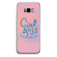 Girl boss: Samsung Galaxy S8 Plus Transparant Hoesje - thumbnail