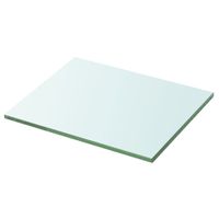 Wandschap transparant 20x25 cm glas - thumbnail