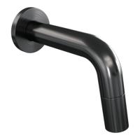 BRAUER Stripe Fonteinkraan - inbouw - inkortbaar - gunmetal geborsteld PVD 5-GM-461