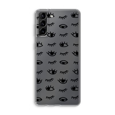 Eye pattern #2: Samsung Galaxy S21 Plus Transparant Hoesje