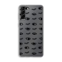 Eye pattern #2: Samsung Galaxy S21 Plus Transparant Hoesje