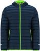 Roly RY5097 Unisex Norway Sport Jacket - Navy Blue 55/Fluor Green 222 - XL