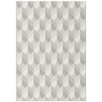 Vloerkleed Fian - grijs - 80x150 cm - Leen Bakker