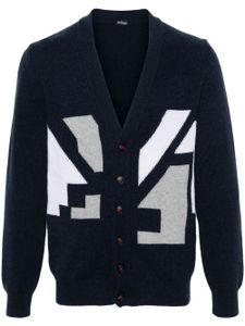 Kiton cardigan en cachemire - Bleu