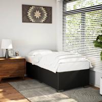 Bedframe kunstleer zwart 80x200 cm