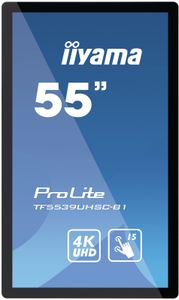 Iiyama ProLite TF5539UHSC-B1AG Large Format display Energielabel: G (A - G) 139.7 cm (55 inch) 3840 x 2160 Pixel 24/7 Multi-touch, Geïntegreerde luidspreker,