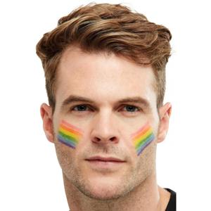 Regenboog vlag schmink stift - brede vlag - Pride thema - grimeren   -