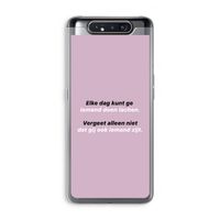 gij zijt ook iemand: Samsung Galaxy A80 Transparant Hoesje