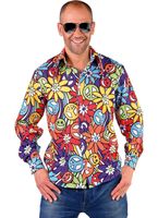 70&apos;s Blouse Hippie smile