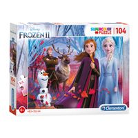 Clementoni Puzzel Frozen 2, 104st. - thumbnail