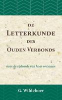 De letterkunde des Ouden Verbonds (Paperback)