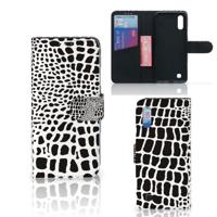 Samsung Galaxy M10 | Telefoonhoesje | Met pasjeshouder | Slangenprint