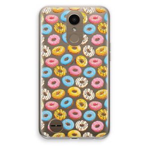 Pink donuts: LG K10 (2017) Transparant Hoesje