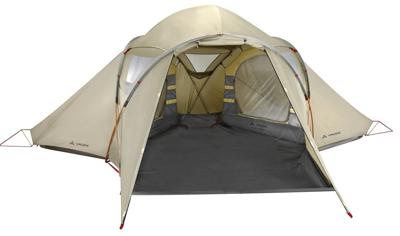 Vaude Badawi 4P Showmodel Familietent Sand 4P