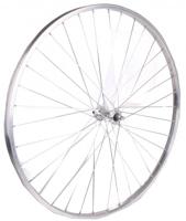 voorwiel Hybride 28 inch velgrem aluminium 36G zilver