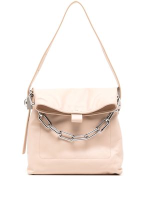 Off-White sac porté épaule Ow Booster en cuir - Orange