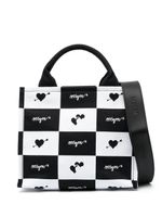 MSGM logo-print tote bag - Noir