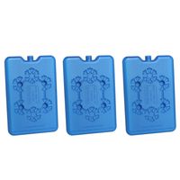 3x stuks koelelementen 200 ml 11 x 16 cm blauw - thumbnail