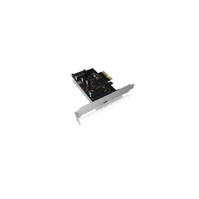 ICY BOX IB-PCI1901-C32 1 + 1 poorten USB 3.2 Gen 2x2-controllerkaart USB-C 3.2 Gen 2 PCIe