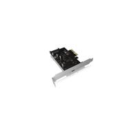 ICY BOX IB-PCI1901-C32 1 + 1 poorten USB 3.2 Gen 2x2-controllerkaart USB-C 3.2 Gen 2 PCIe