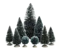 Dennenboom assortiment groen 9st