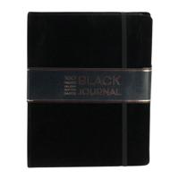 Koopman Bulletjournal zwart, 17x22cm