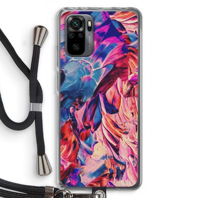 Pink Orchard: Xiaomi Redmi Note 10 Pro Transparant Hoesje met koord